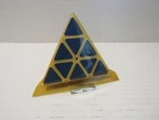 Vintage Pyraminx Pyramid Triangle Puzzle Toy Rubik's Cube NEW OLD STOCK