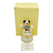 Lenox Disney Mickey's Birthday Surprise Treasure Box Trinket Box New In Box COA