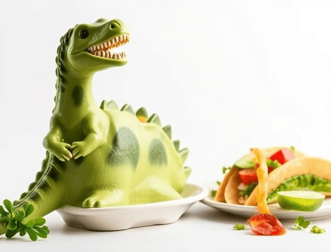 Dinosaur Taco Holder